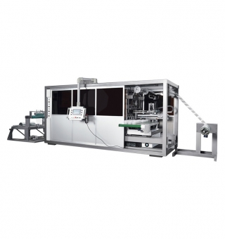 High speed cup lid machine